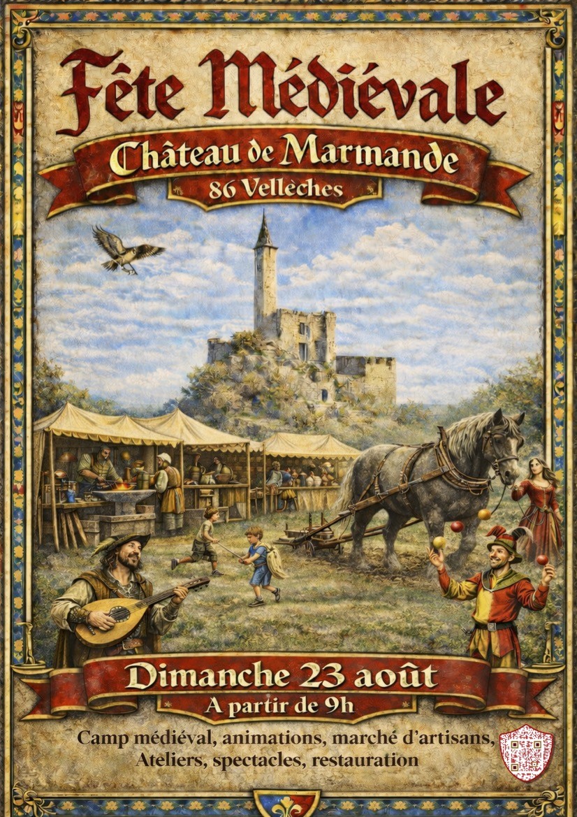Fête médiévale au château de Marmande